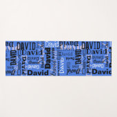 IHRER NAME AUF EINER YOGA-MATT Anpassbare Namensma Yogamatte (Vorderseite (Horizontal))