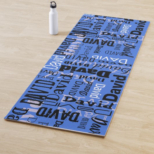 IHRER NAME AUF EINER YOGA-MATT Anpassbare Namensma Yogamatte (Beispiel)