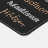 IHRER Name Wiederholt benutzerdefinierte Schreibtischunterlage (Ecke)