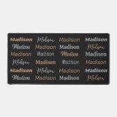 IHRER Name Wiederholt benutzerdefinierte Schreibtischunterlage (Vorderseite)