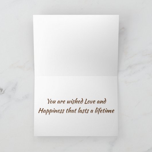 ****IHRER WOHNTAG*** LEBENSDAUER DER LIEBE KARTE (Innenseite)