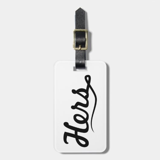 Ihrs Gepäckanhänger (Vorderseite vertikal)