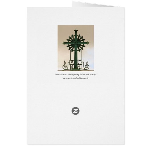 IHS Alpha Omega Card (Hinten)