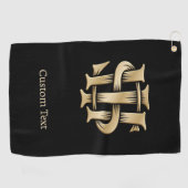 IHS Christogram Golfhandtuch (Horizontal)