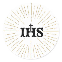 IHS-Christogramm-Aufkleber