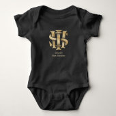 IHS Christogramm Baby Strampler (Vorderseite)