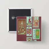 II das Hohepriesterin Button (Vorne & Hinten)