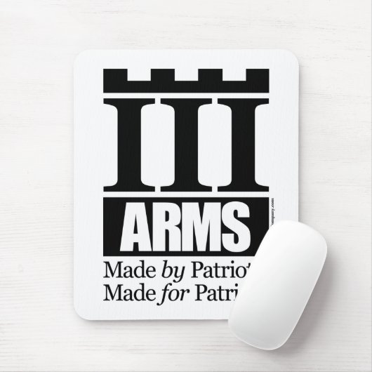 III Arme mousepad - Vertikale (Mit Mouse)