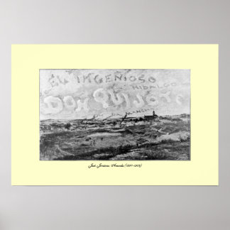 III Centenario-Don Quixote von José Jiménez Aranda Poster