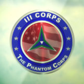 III Corps Phantom Corps Fensteraufkleber (Blatt 3)