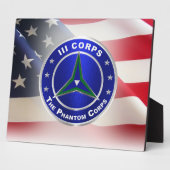 III Corps ‚Phantom Corps‘ Fotoplatte (Seite)