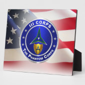 III Corps ‚Phantom Corps‘ Fotoplatte (Seite)