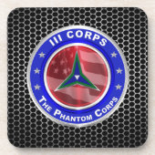 III Corps Phantom Corps Getränkeuntersetzer (Vorderseite)