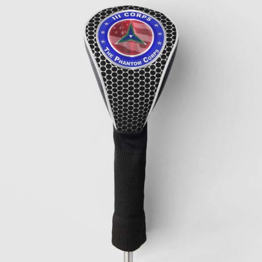 III Corps ‚Phantom Corps‘ Golf Headcover (Vorderseite)