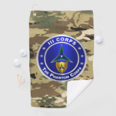 III Corps Phantom Corps Golfhandtuch (Insitu)