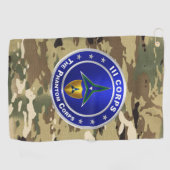III Corps Phantom Corps Golfhandtuch (Horizontal)