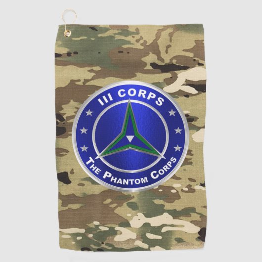 III Korps Golfhandtuch (Vorderseite)
