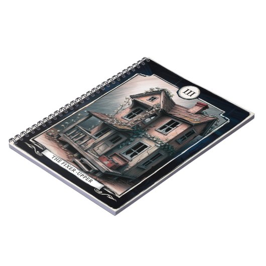 III Tarot des Fixers Upper - Unfertiges Biz Inside Notizblock (Linke Seite)