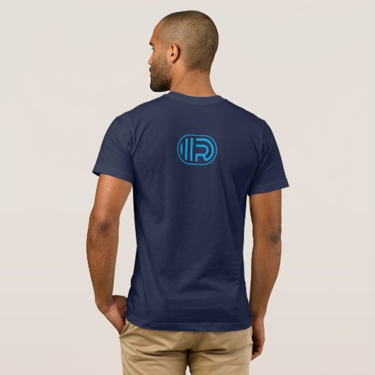 IIIRD Classic Oval (Light Blue Logo) T-Shirt (Schwarz voll)