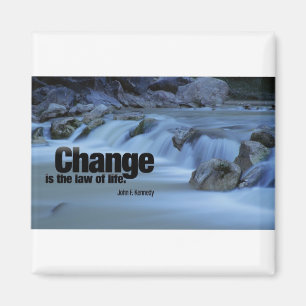 Iinspirational Zitat, John F. Kennedy Magnet