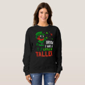 Iirish wünschte, ich wäre ein bisschen größer Lepr Sweatshirt (Vorne ganz)