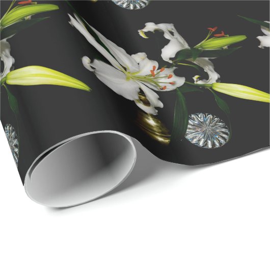 Iirsh Design - Sammlung von Messing und Blume Geschenkpapier (Rolleneckpunkt)