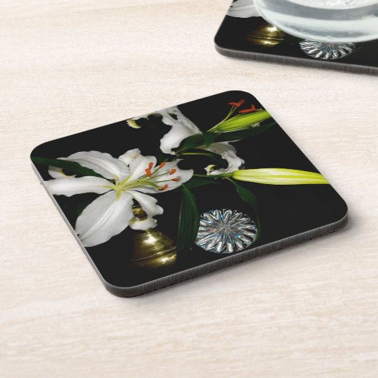 Iirsh Design - Sammlung von Messing und Blume Getränkeuntersetzer (Linke Seite)