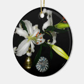 Iirsh Design - Sammlung von Messing und Blume Keramikornament (Links)