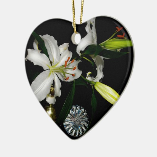 Iirsh Design - Sammlung von Messing und Blume Keramikornament (Links)