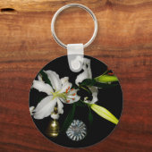 Iirsh Design - Sammlung von Messing und Blume Schlüsselanhänger (Vorderseite)