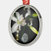 Iirsh Design - Sammlung von Messing und Blume Silbernes Ornament (Links)