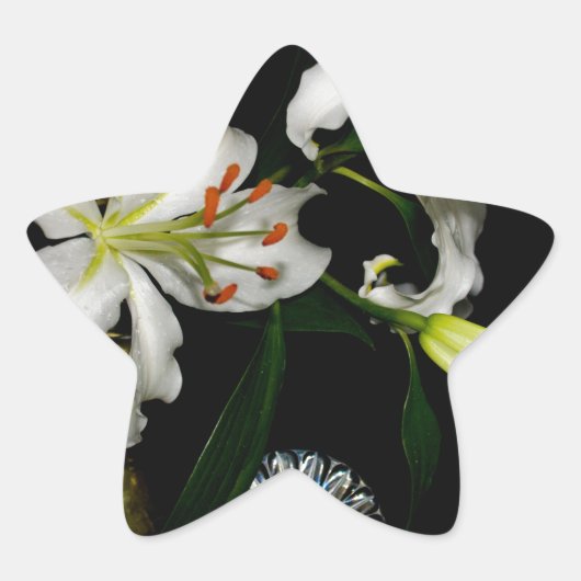 Iirsh Design - Sammlung von Messing und Blume Stern-Aufkleber (Vorderseite)