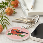 Iiwi Hawaii Forest Bird Schlüsselanhänger (Vorderseite rechts)