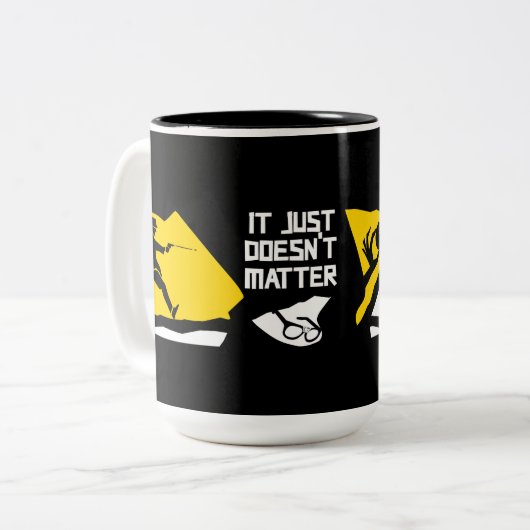 IJDM Fahnen-Tasse 2018 Zweifarbige Tasse (Vorderseite Links)