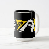 IJDM Fahnen-Tasse 2018 Zweifarbige Tasse (VorderseiteRechts)