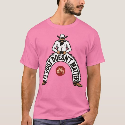 IJDM - Weißer Cowboy, er wird nie schmutzig T-Shirt (Vorderseite)