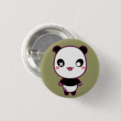 Ijimekko der Tyrann-Panda Button (Vorne & Hinten)