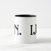"IJN" im Namen Jesu Christliche Tasse (Zentrum)