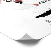 IJN Kongo Battleship Calligraphy Poster (Ecke)