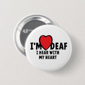 Ik ben doof, ik kan je niet horen. Dornhai Button (Vorne & Hinten)