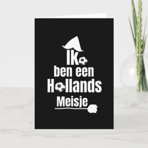 Ik Ben Een Hollands Meisje - Fußballfan der Frauen Karte