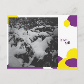 Ik ben stil postkarte