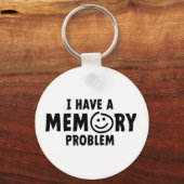Ik hb hatte ein geheugen-Problem. Alzheimer, Demen Schlüsselanhänger (Vorderseite)