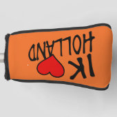 Ik Heart Holland bk on or pccent Golf Headcover (Vorderseite)