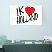 Ik Heart Holland bk on wt bnrcnm Banner (Messeveranstaltung)