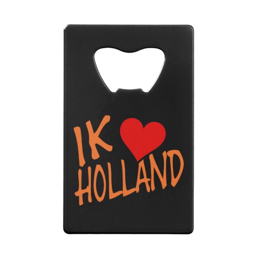 Ik Heart Holland oder auf bk bocnt Geldbeutel Flaschenöffner (Rückseite)
