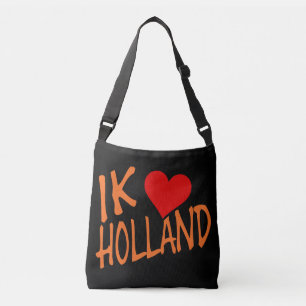 Ik Heart Holland oder auf bk cbcn Tragetaschen Mit Langen Trägern