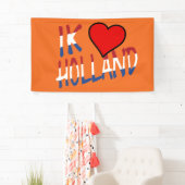 Ik Heart Holland Overlay auf oder auf einem Bild Banner (Insitu)