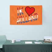 Ik Heart Holland Overlay auf oder auf einem Bild Banner (Messeveranstaltung)