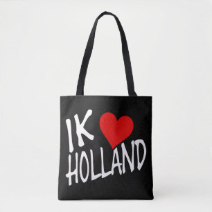 Ik Heart Holland wt auf bk stcnt Tasche